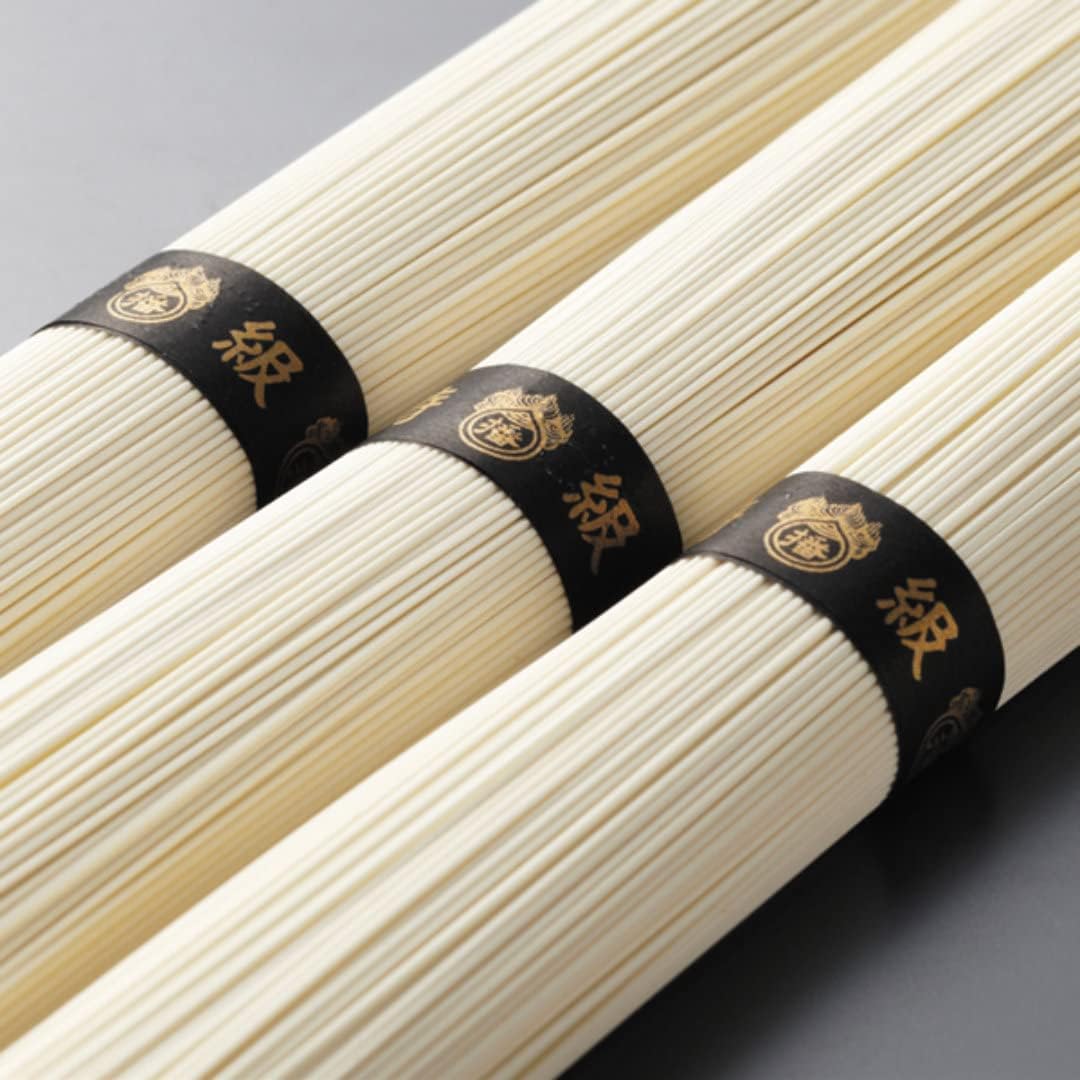 手延素麺 揖保乃糸 特級品・黒帯　50ｇ×18束　ST-30N（木箱入り）